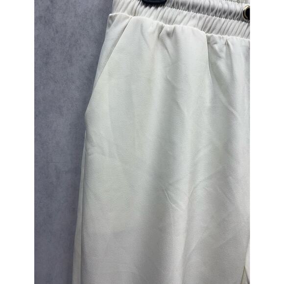 Zara 5039 Cream Womens Joggers Size Small NWT - Picture 7 of 11
